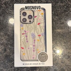 Floral Clear IPhone 13 Pro Case